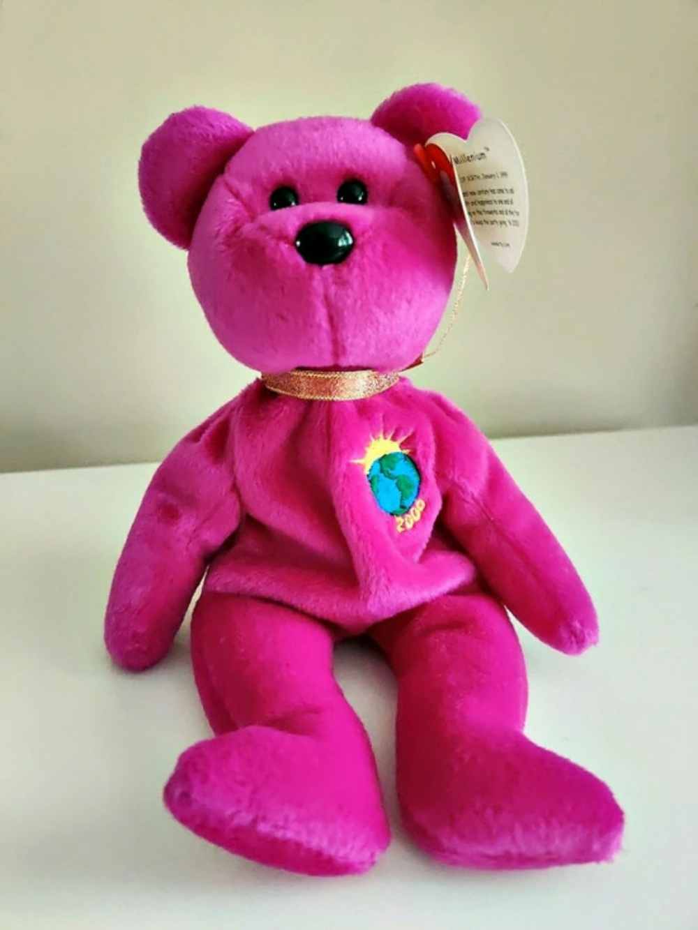 TY Beanie Baby Millennium/ Millenium with Triple Error Variation - Retired